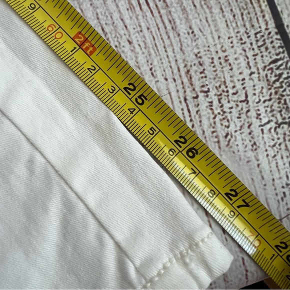 LOFT Ann Taylor Cream Summer Skinny Pants 8 - Picture 7 of 8